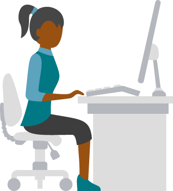 woman-with-ponytail-at-desk