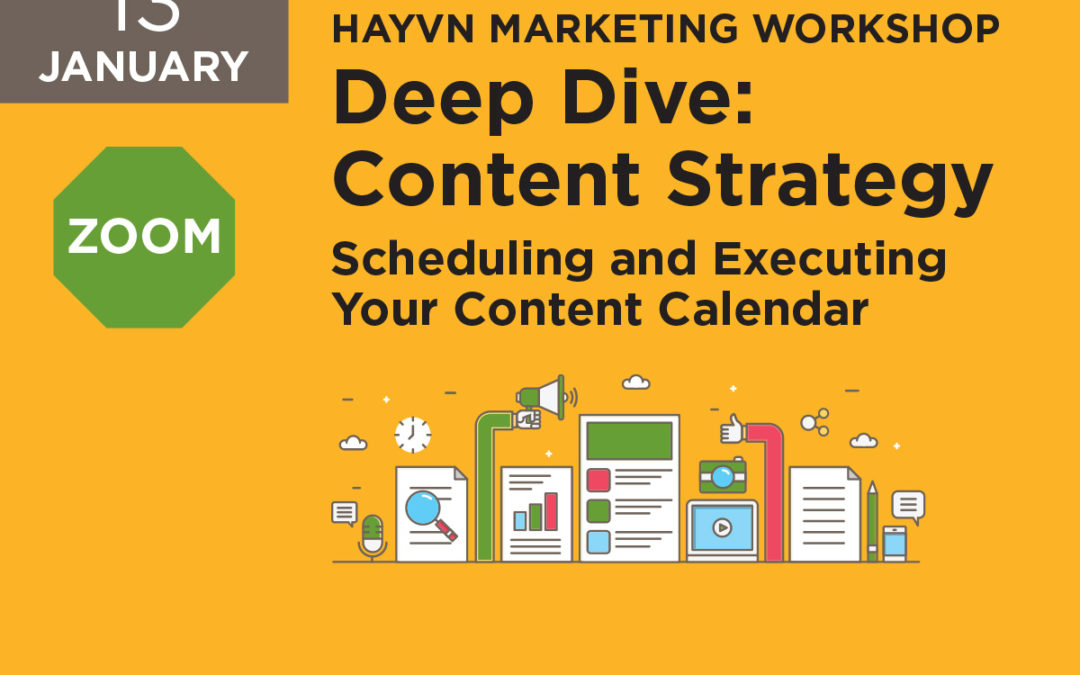 4-Week Marketing Workshop Deep Dive: Content Strategy