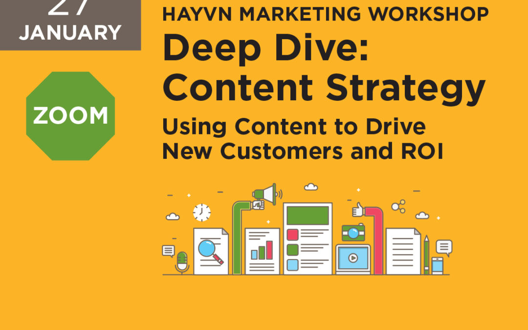 4-Week Marketing Workshop Deep Dive: Content Strategy