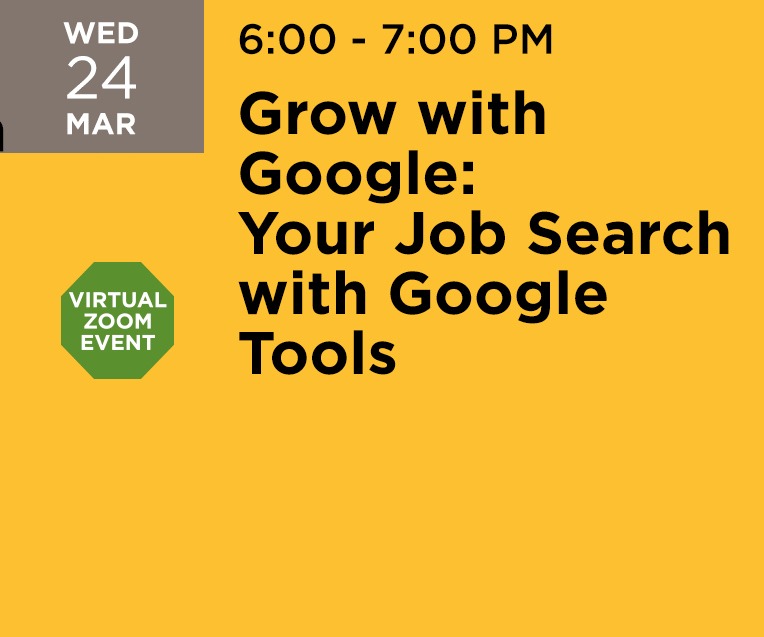 Grow with Google: Your Job Search with Google Tools