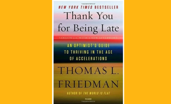 Thank You for Being Late book cover