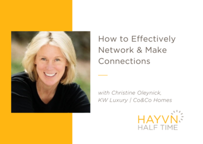How to Effectively Network & Make Connections
