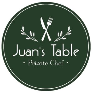 Juan's Table, private chef, logo