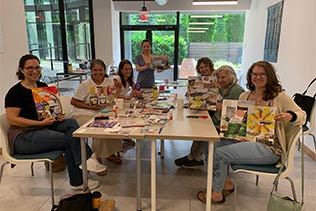 Creative fun in Creative Cafe at HAYVN Coworking - Darien