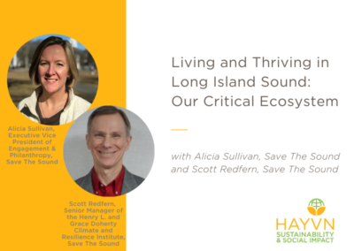 Living and Thriving in Long Island Sound: Our Critical Ecosystem