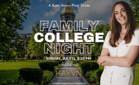 Family College Night with Kate Stone