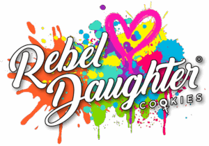 Rebel Daughter Cookies Logo Outline Rebel Daughter Cookies