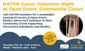 HAYVN Cares Volunteer Night