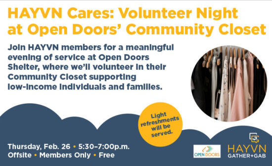 HAYVN Cares Volunteer Night