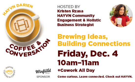 Coffee and Conversation at HAYVN Darien
